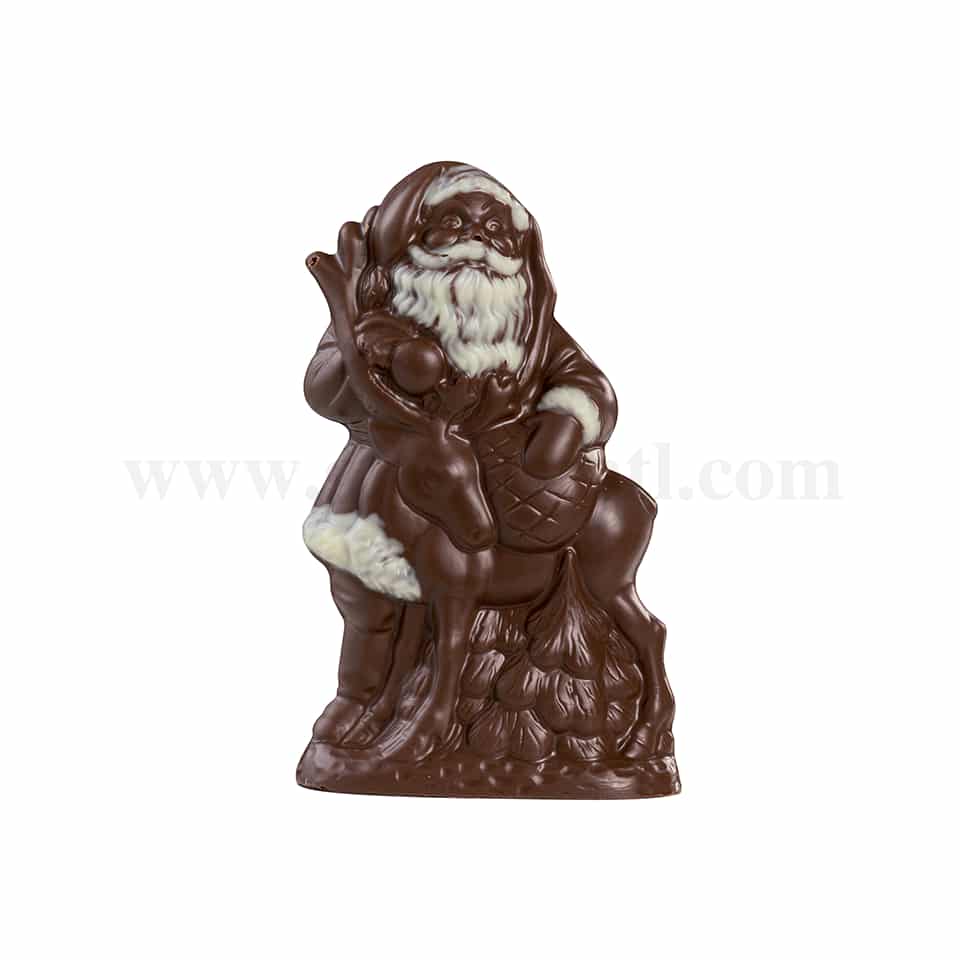 MARTELLATO 3D Chocolate Mould Santa Claus with Reindeer