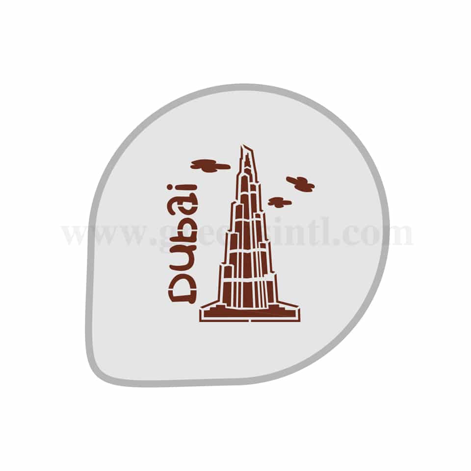 MARTELLATO Decorative Stencil Burj Khalifa D260mm