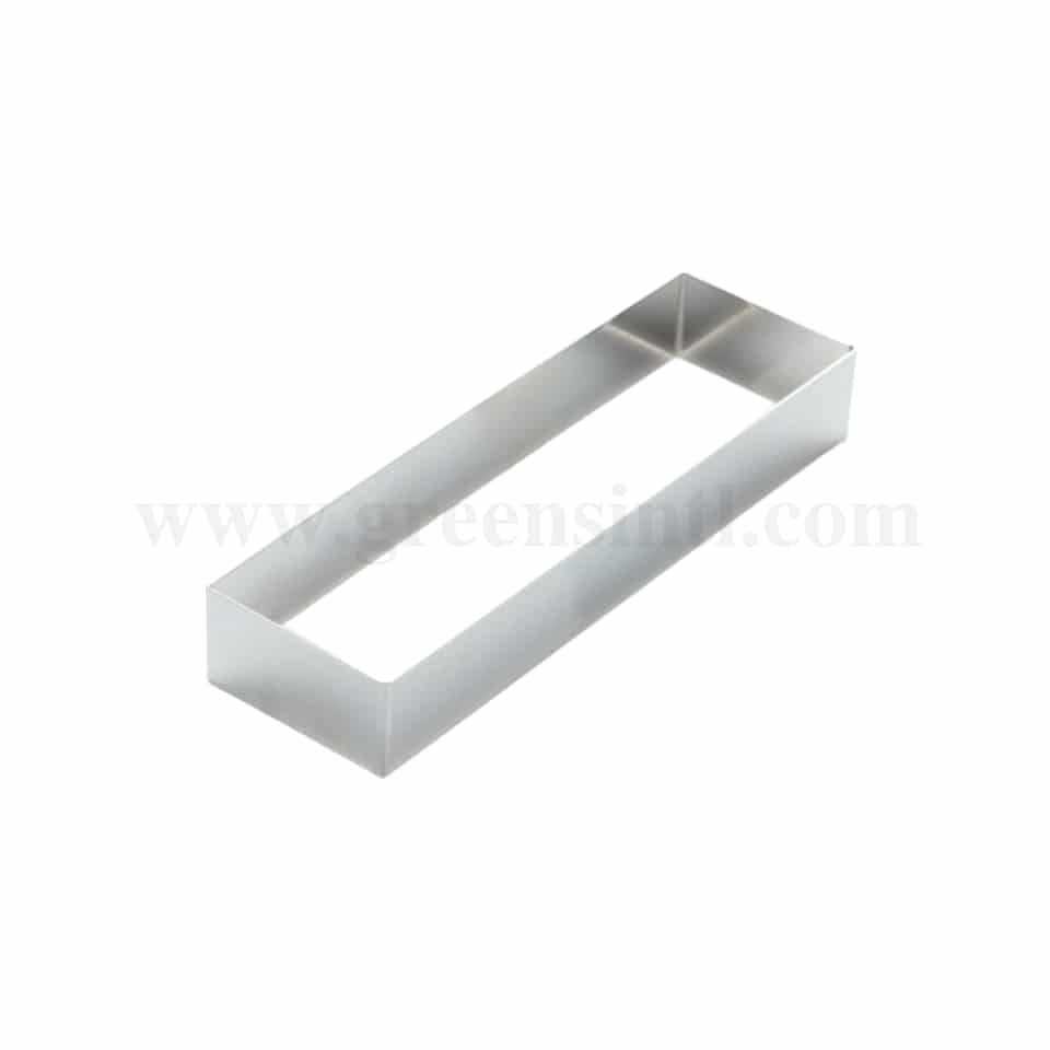 MARTELLATO Rectangular Stripe Pastry Ring 80x27xh40mm