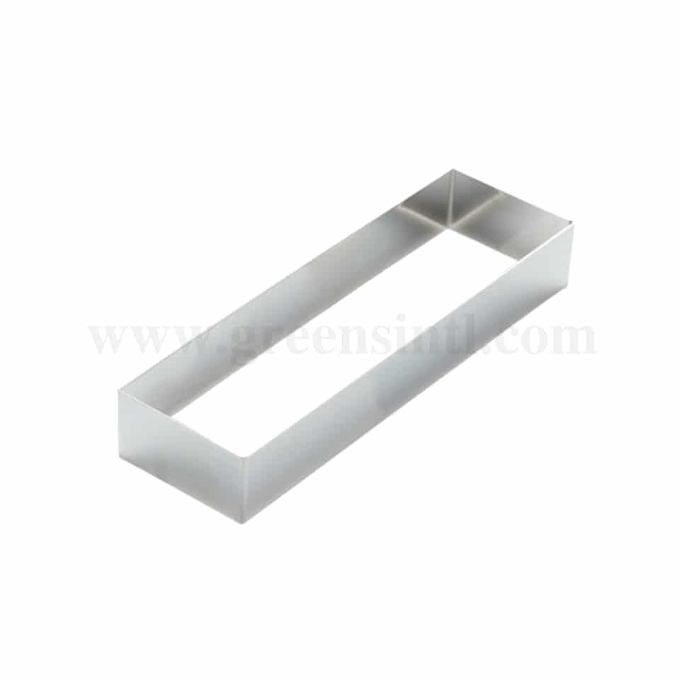 MARTELLATO Rectangular Stripe Pastry Ring 90x29xh40mm