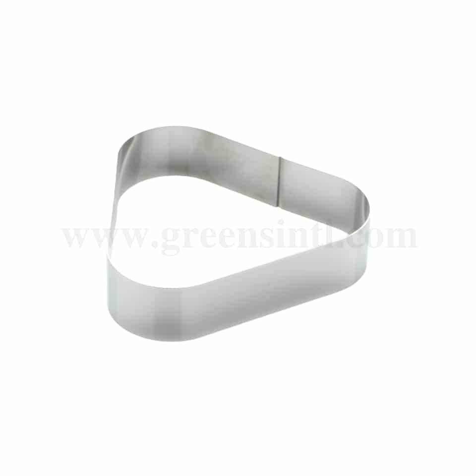 MARTELLATO Triangular Side Pastry Ring 170 x 159 x h40mm