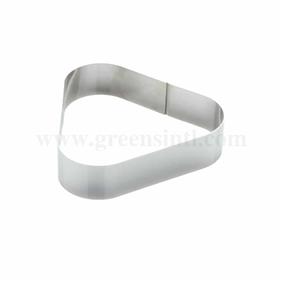 MARTELLATO Triangular Side Pastry Ring 197 x 184 x h40mm