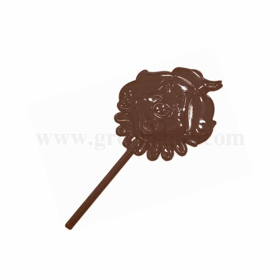 MARTELLATO Thermoformed Chocolate Mould Clown 110x110 h10mm