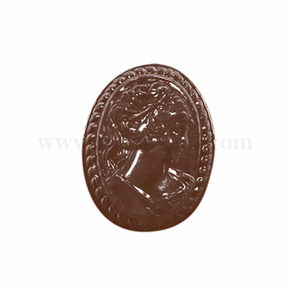 MARTELLATO Thermoformed Chocolate Mould Cameo 29x22 h8mm