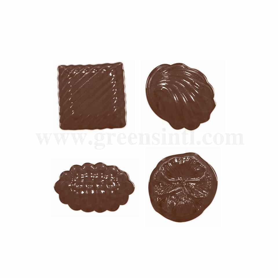 MARTELLATO Thermoformed Chocolate Mould Fancy Shapes