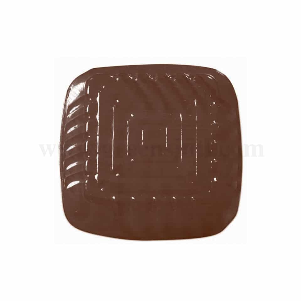 MARTELLATO Thermoformed Chocolate Mould Square Cups 74x74 h25mm