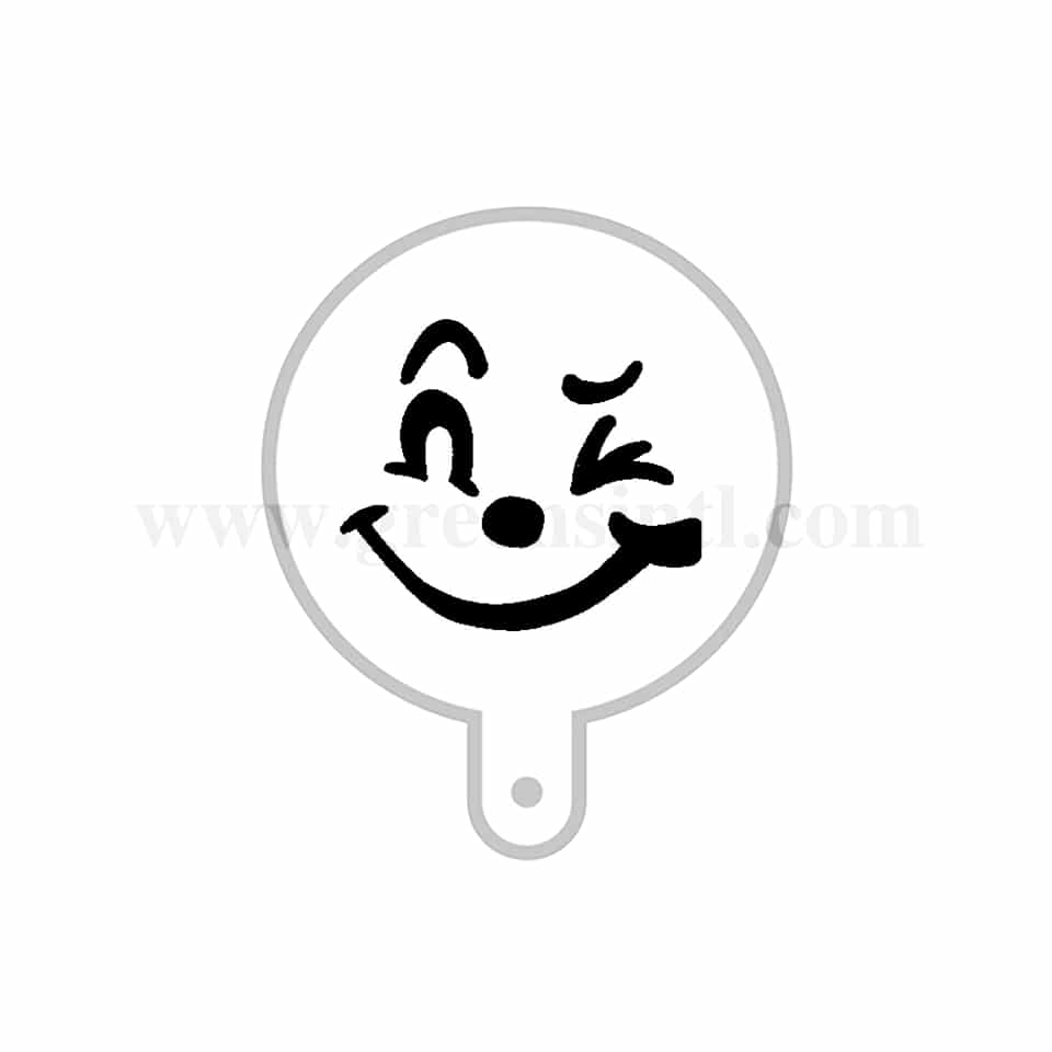 MARTELLATO Stencil For Cappuccino Face D 95 mm