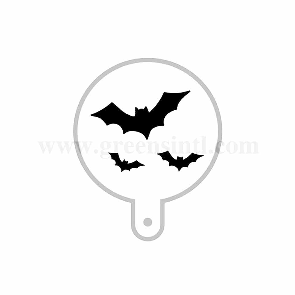 MARTELLATO Stencil For Cappuccino Bats D 95 mm