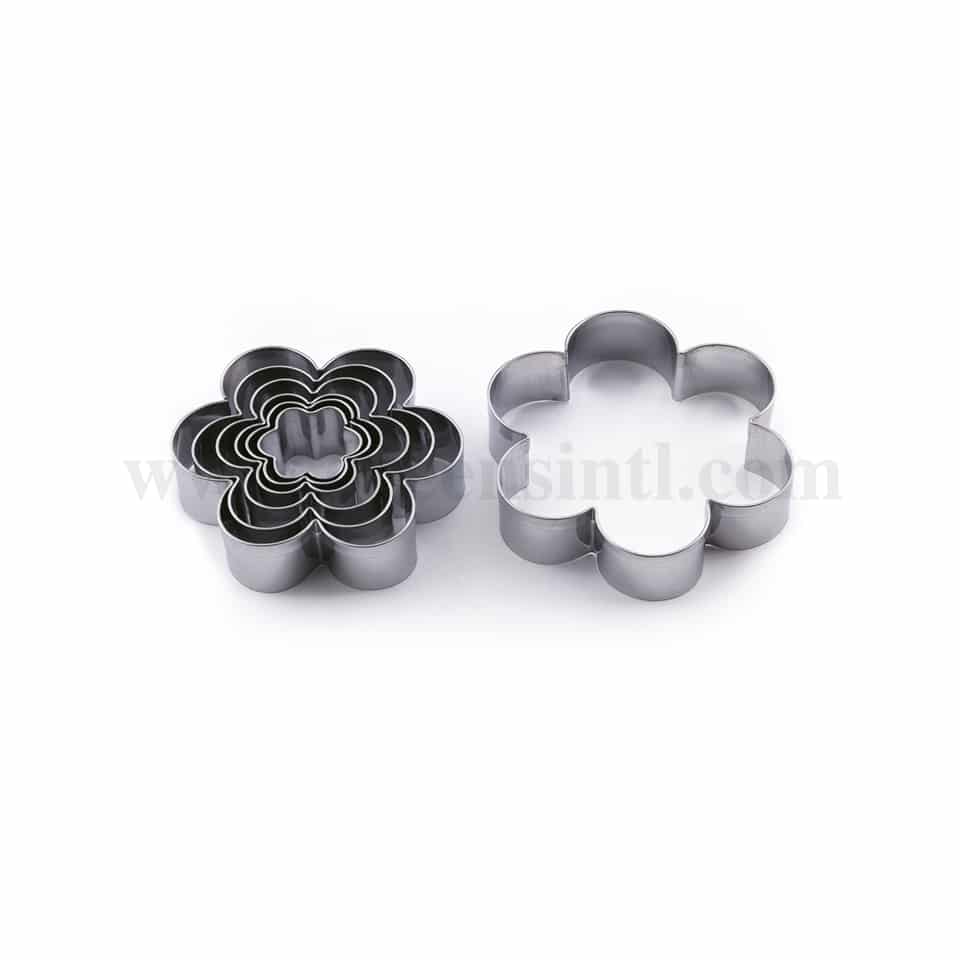 MARTELLATO Flower pastry cutter set of 6