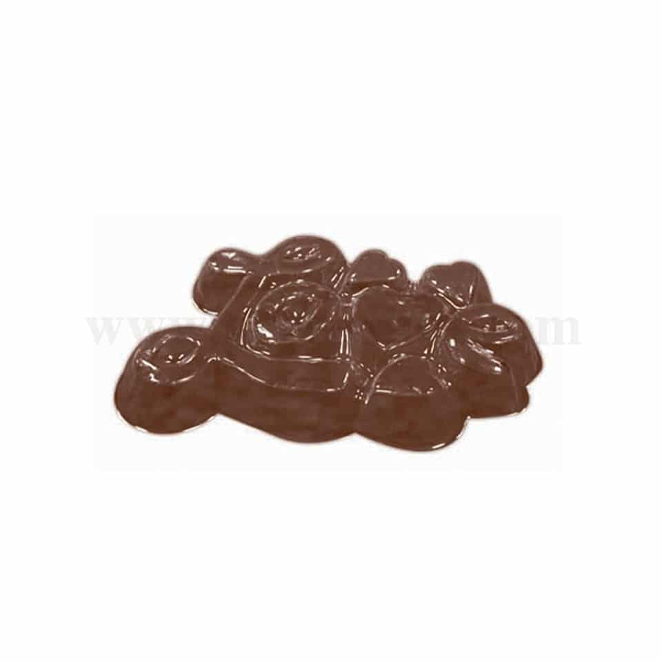MARTELLATO Thermoformed Chocolate Mould Small Hearts 55 x 40 x h4 mm