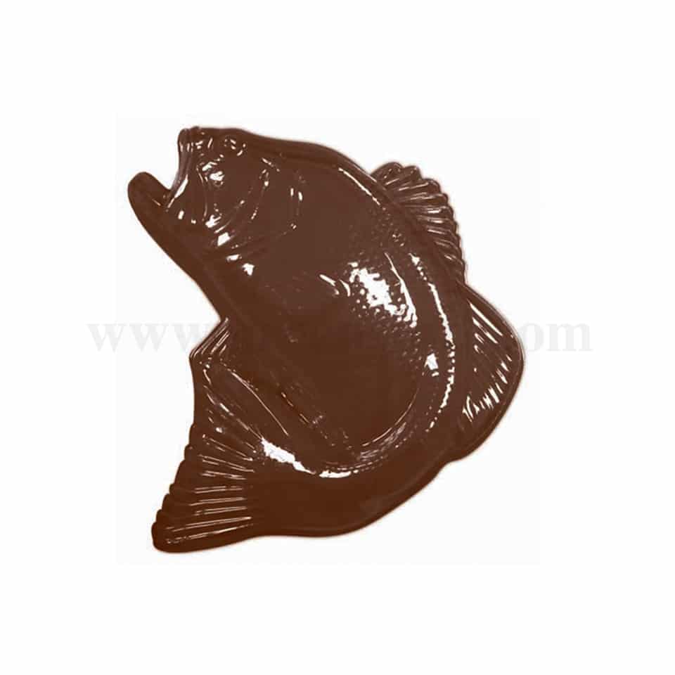 MARTELLATO Thermoformed Chocolate Mould Big Bass 130 x 160 x h 22 mm