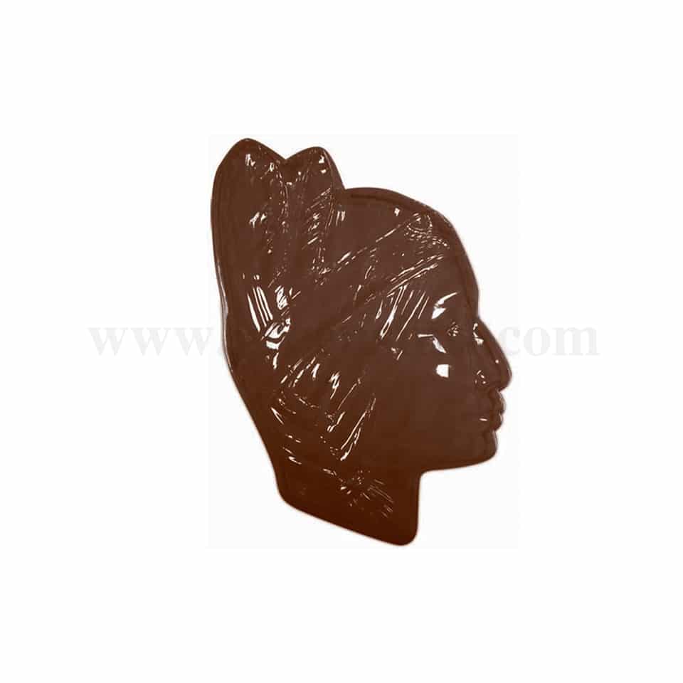 MARTELLATO Thermoformed Chocolate Mould Indian Girls 190 x 120 x h15mm