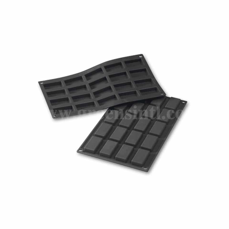 MARTELLATO Silicone Mould Mini -Financiers 49 x 26 x h 11 mm