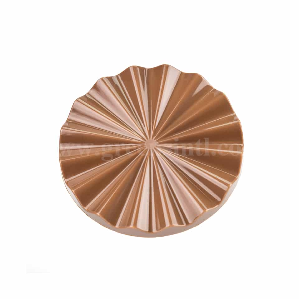 MARTELLATO Polycarbonate Chocolate Mould Plissé D 110 x h 12 mm