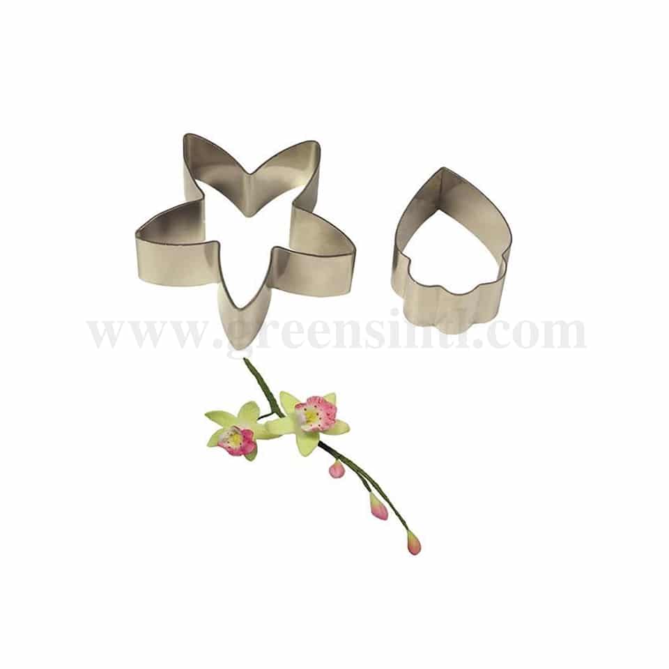 PME Stainless Steel Cutters - Cymbidium Orchid Medium Set of 2