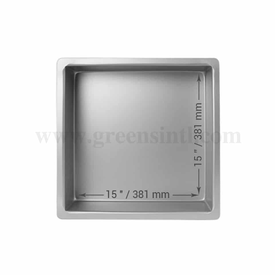 PME Square Cake Pan 381 x 381 x 102mm / 15 x 15 x 4 Inch