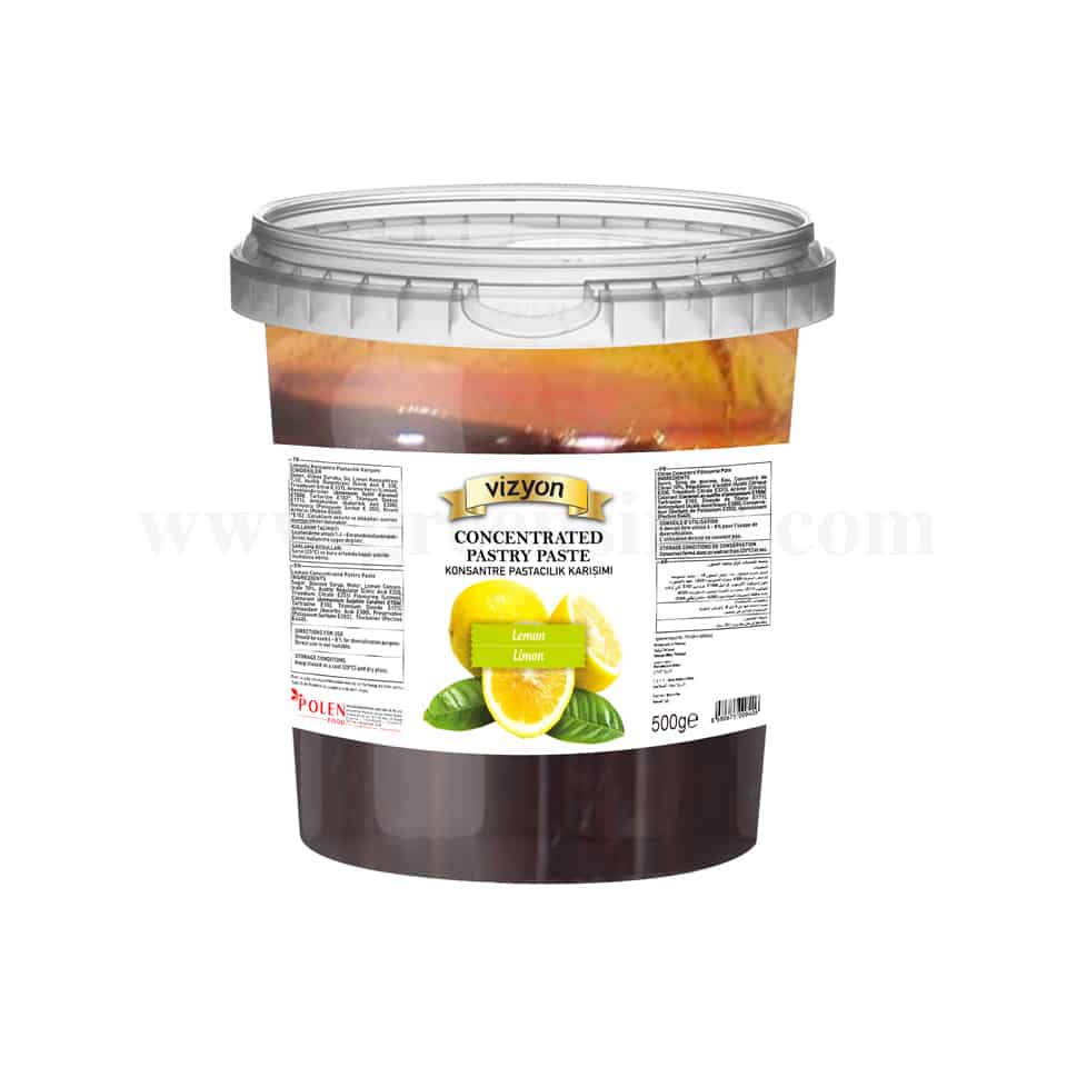 Vizyon Concentrated Pastry Paste Lemon 500g