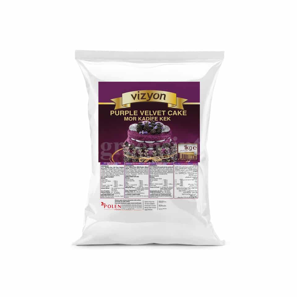 VIZYON Purple Velvet Cake Mix 1 Kg