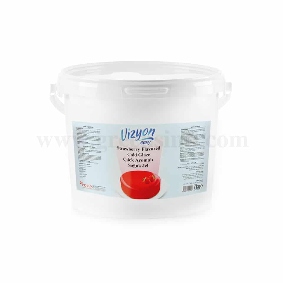 VIZYON Easy Stawberry Cold Glaze 7 Kg