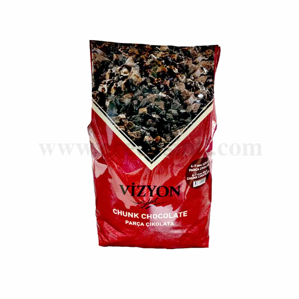 VIZYON Milk Couverture Chunks 4-7mm-2.5 Kg