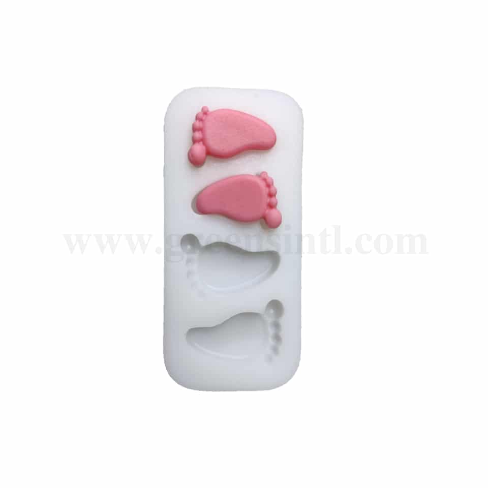 GREENS Silicone Mould Baby Feet 40 x 85 mm