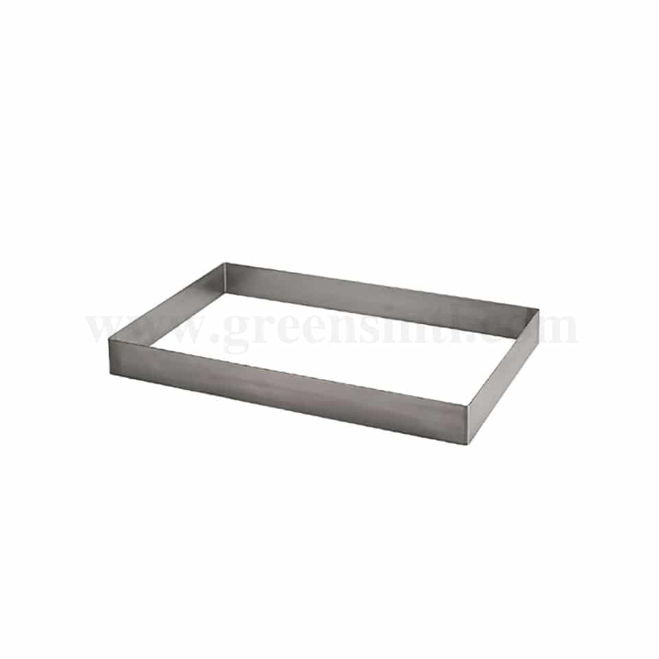 GREENS CHOICE Cake Ring Rectangle L 50 mm x W 30 mm x H 30 mm