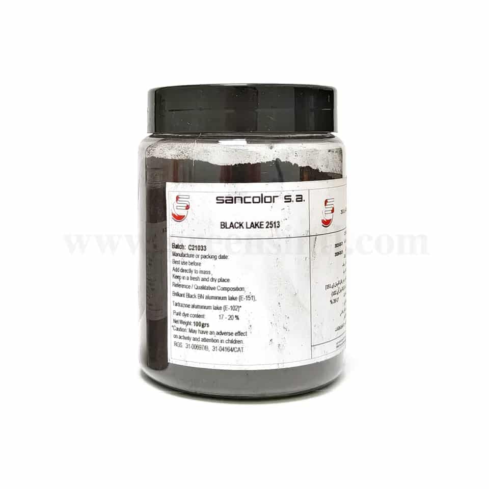 SANCOLOR Chocolate Color Powder Black Medium Lake 100g