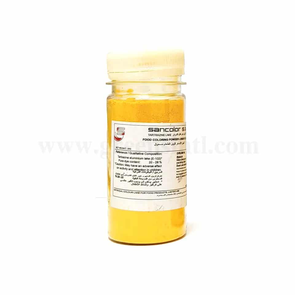 SANCOLOR Chocolate Colour Powder Yellow Lemon Lake 25g
