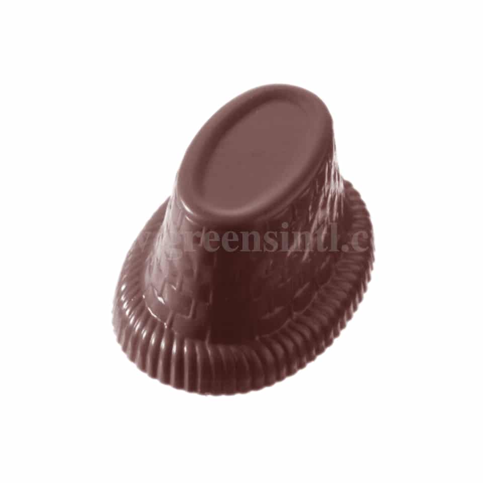 CHOCOLATE WORLD Polycarbonate Chocolate Mould Basket 43 x 30 x h 20 mm