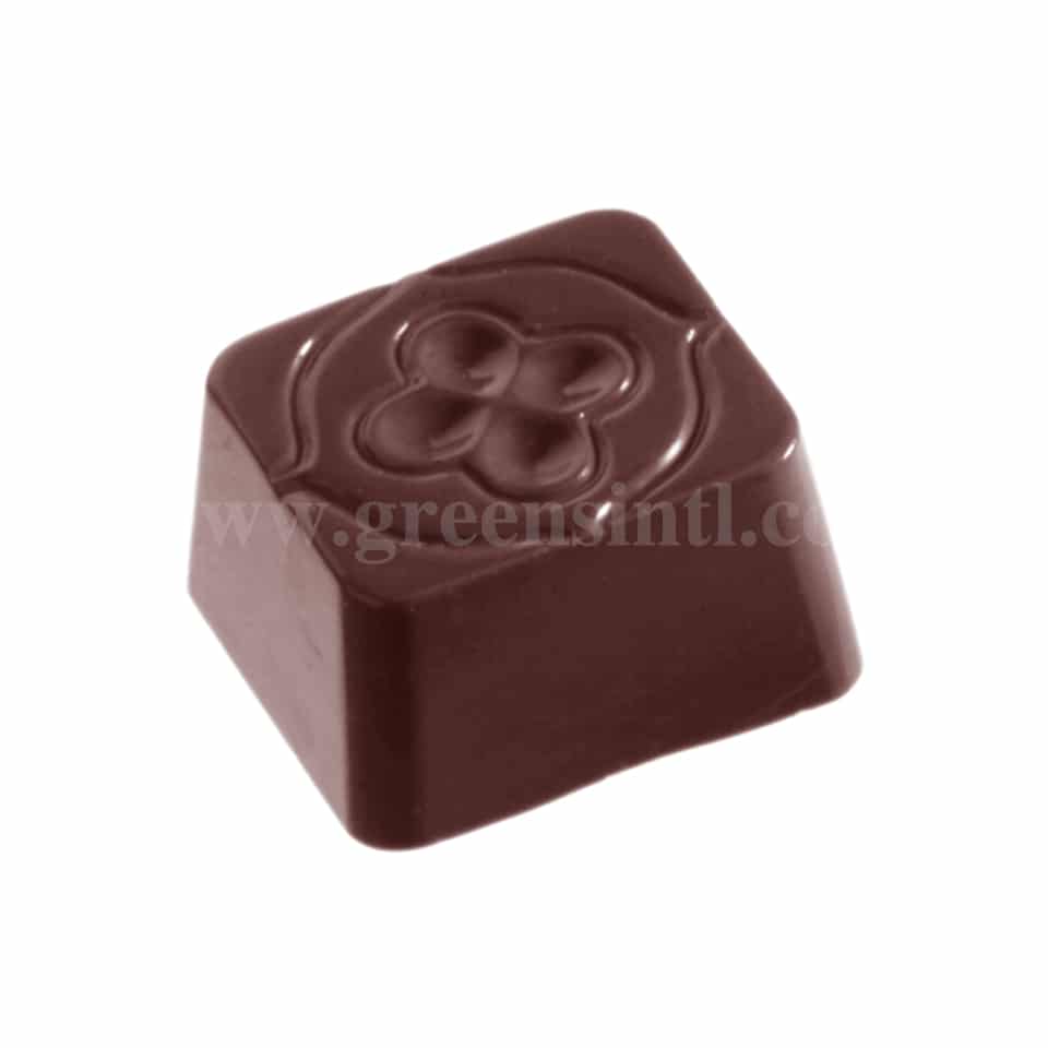CHOCOLATE WORLD Polycarbonate Chocolate Mould Tosca 29 x 26 x h 17 mm