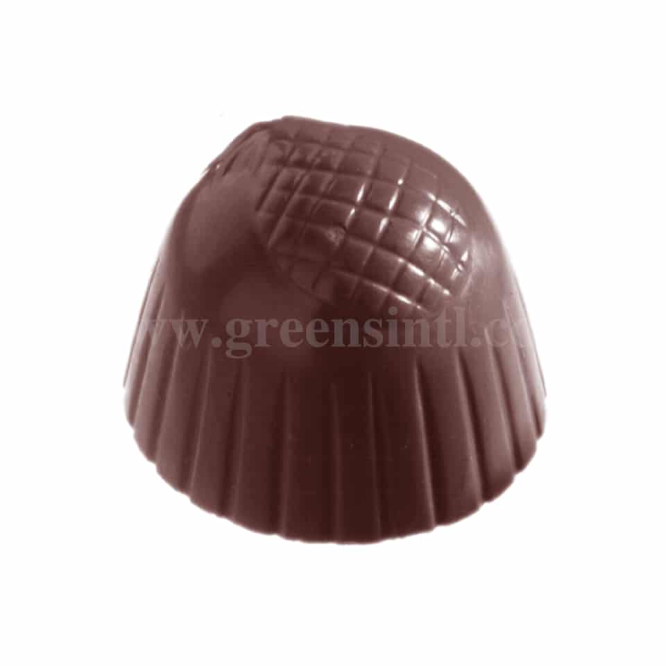 CHOCOLATE WORLD Polycarbonate Chocolate Mould Pineapple Fantasy 31 x 31 x h 23 mm