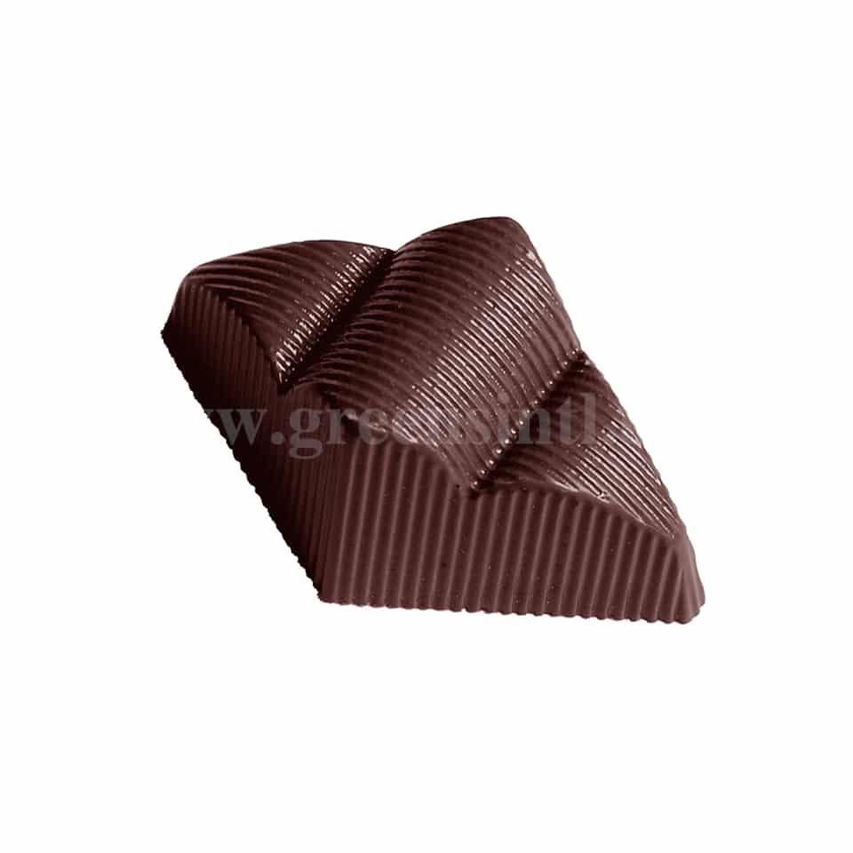 CHOCOLATE WORLD Polycarbonate Chocolate Mould Square 45 x 27 x h 18 mm