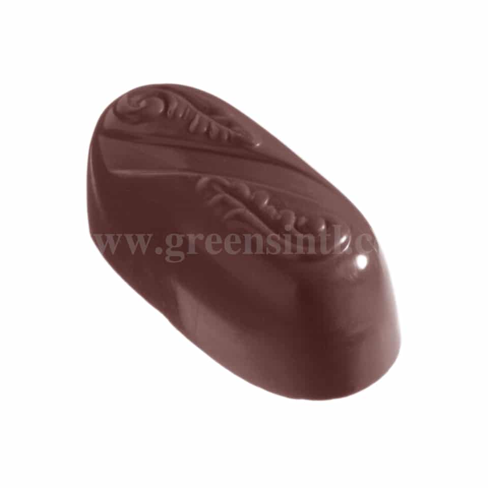 CHOCOLATE WORLD Polycarbonate Chocolate Mould Buche 78 x 19 x h 18 mm