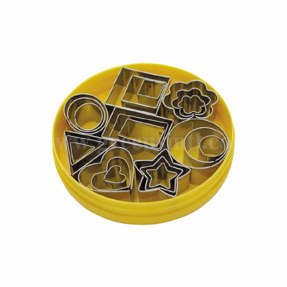 SCHNEIDER Decorating Cookie Cutters Geometry Set of 24