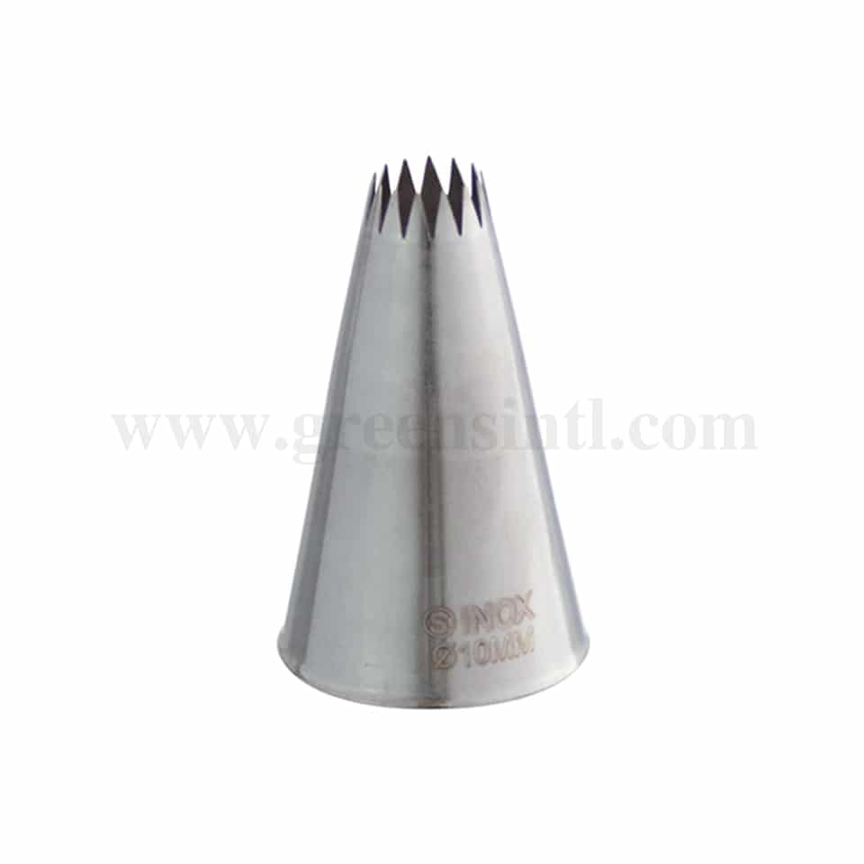 SCHNEIDER French Star Piping Tip D 5 mm-9 Teeth