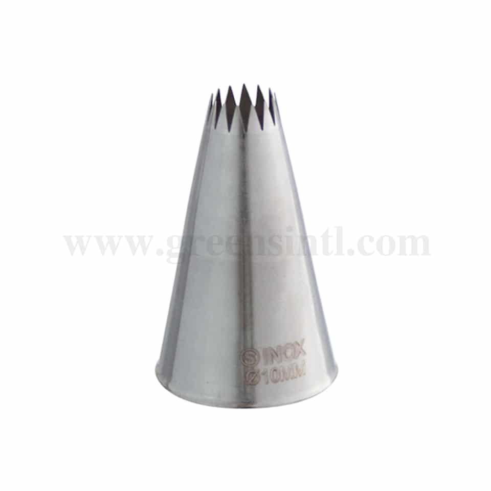 SCHNEIDER French Star Piping Tip D 6 mm-9 Teeth