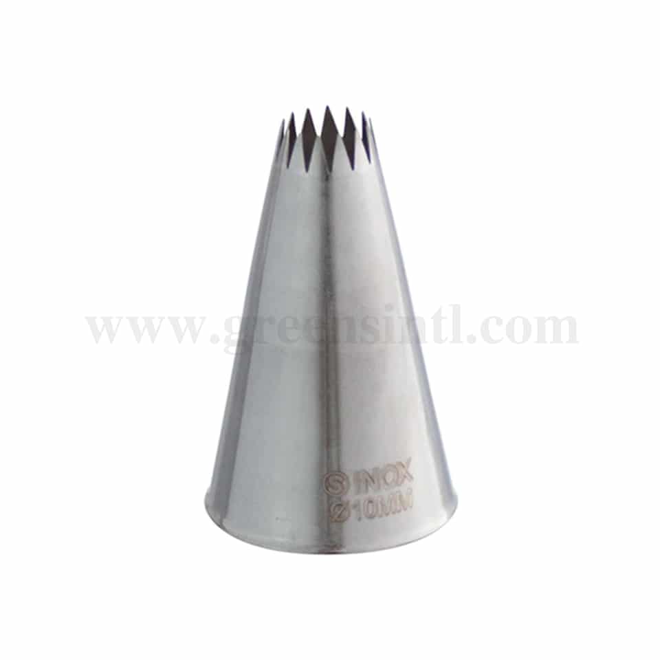 SCHNEIDER French Star Piping Tip D 8 mm-9 Teeth