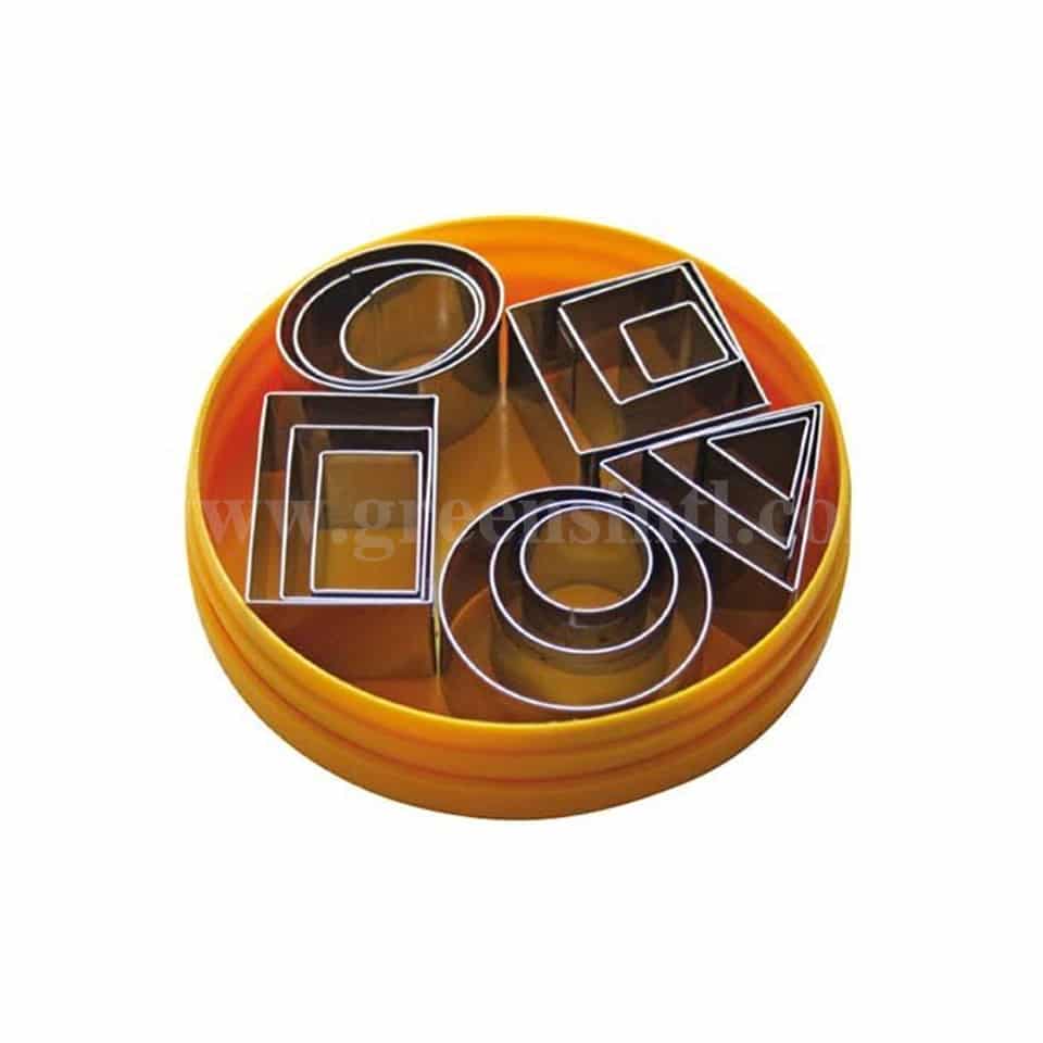 SCHNEIDER Decorating Cookie Cutters Geometry Set of 15