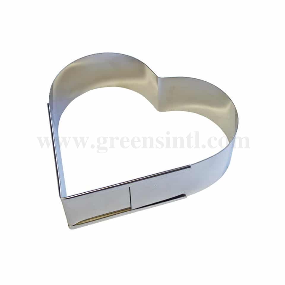 SCHNEIDER Adjustable Cake Frame Heart 430-500 mm x h 70 mm