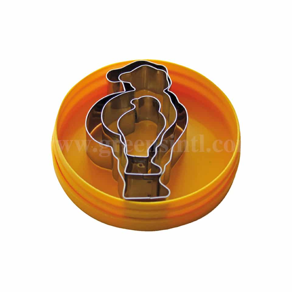 SCHNEIDER Decorating Cookie Cutters Santa Set of 3