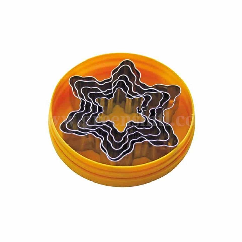 SCHNEIDER Decorating Cookie Cutters Snowflake Set of 5