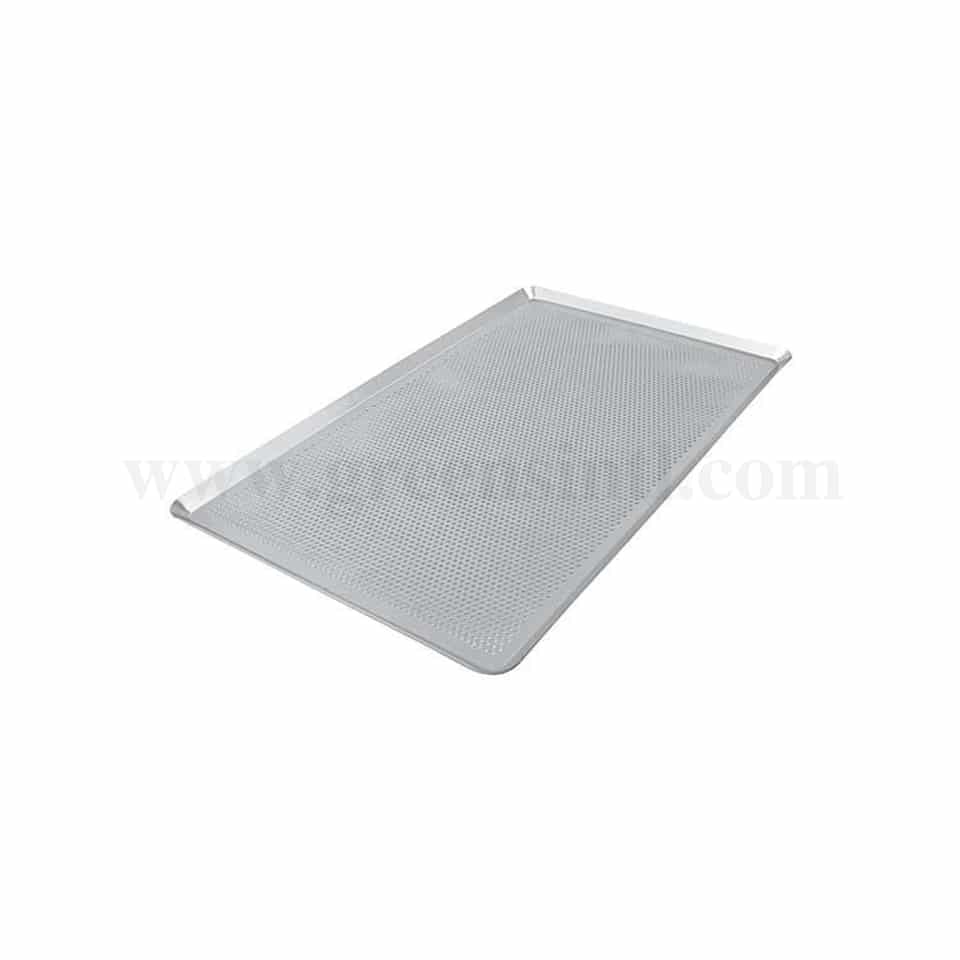 SCHNEIDER Aluminium Baking Tray Perforated 400 x 600 x h 15 mm Thick 2.0mm-45◦