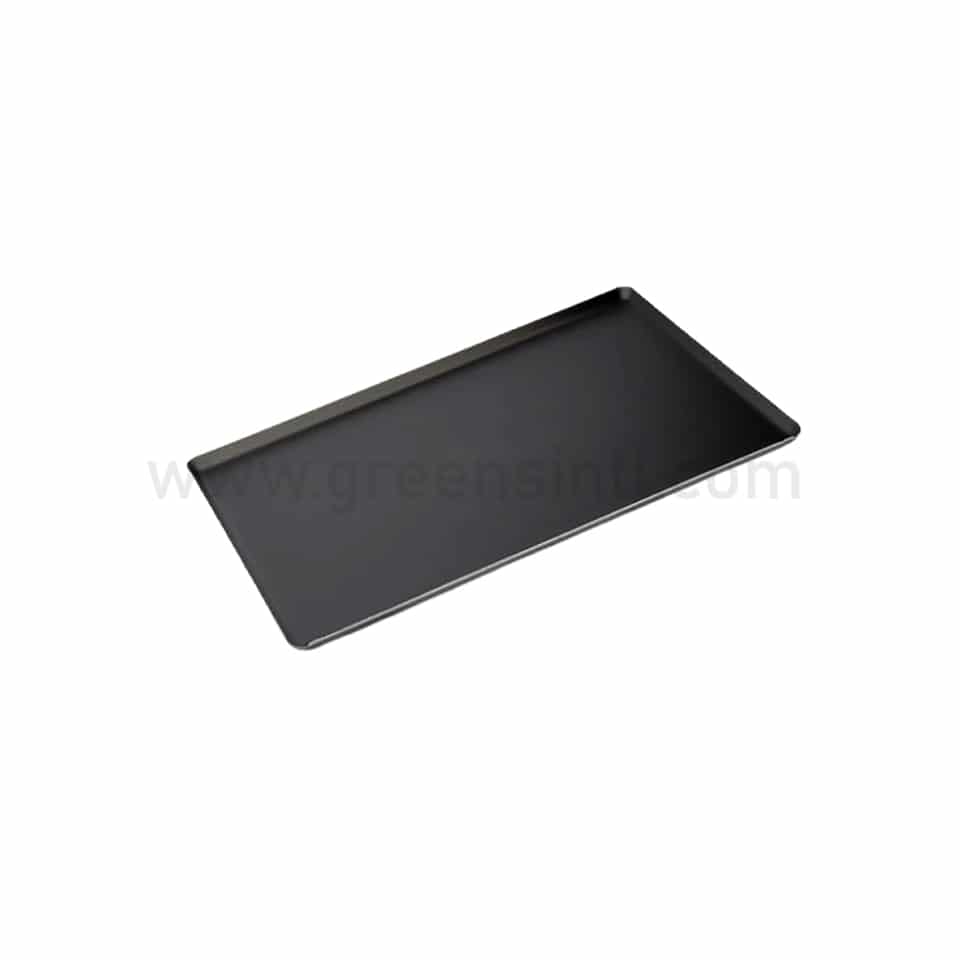 SCHNEIDER Baking Tray Aluminium Teflon Coated 400 x 300 x h 10 mm Thickness 1.35mm-45◦