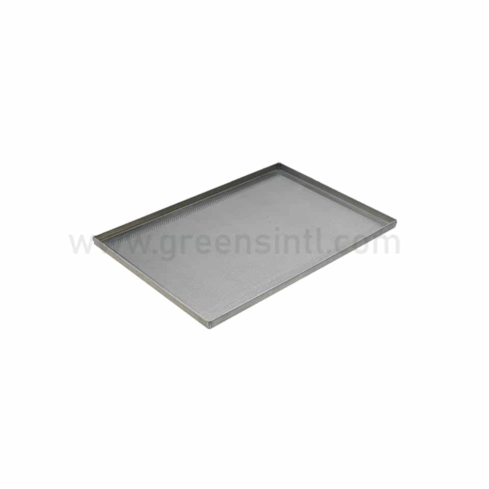 SCHNEIDER Baking Tray Aluminium Perforated 400 x 300 x h 18 mm Thickness 1.45mm-90◦