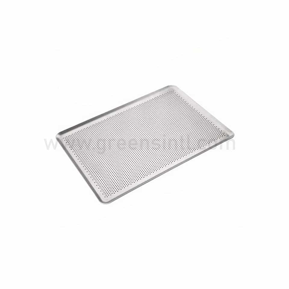 SCHNEIDER Baking Tray Aluminium Perforated 530 x 325 x h15 mm Thickness 1.35mm-45◦