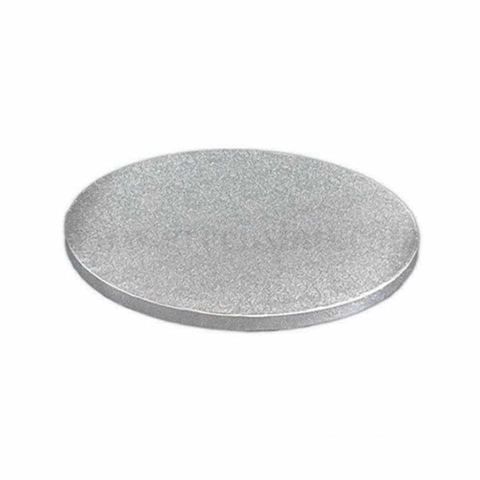 GREENS Cake Drum Silver Round D 16 Inch H 10 mm