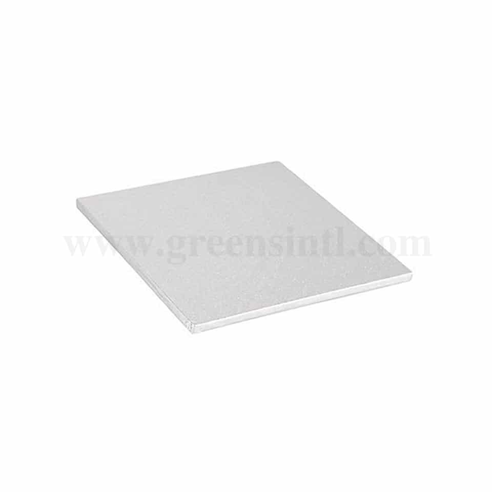 GREENS Cake Drum Square Silver L 16 Inch H 10 mm