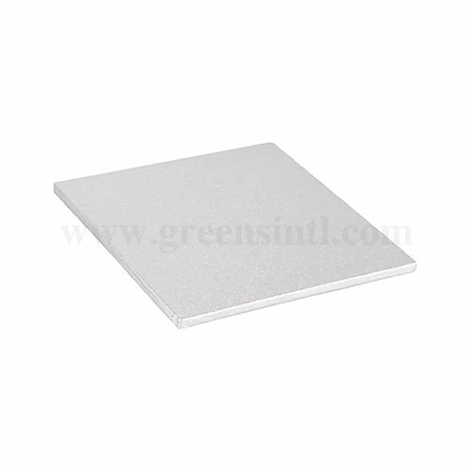 GREENS Cake Drum Square Silver L 22 Inch H 10 mm