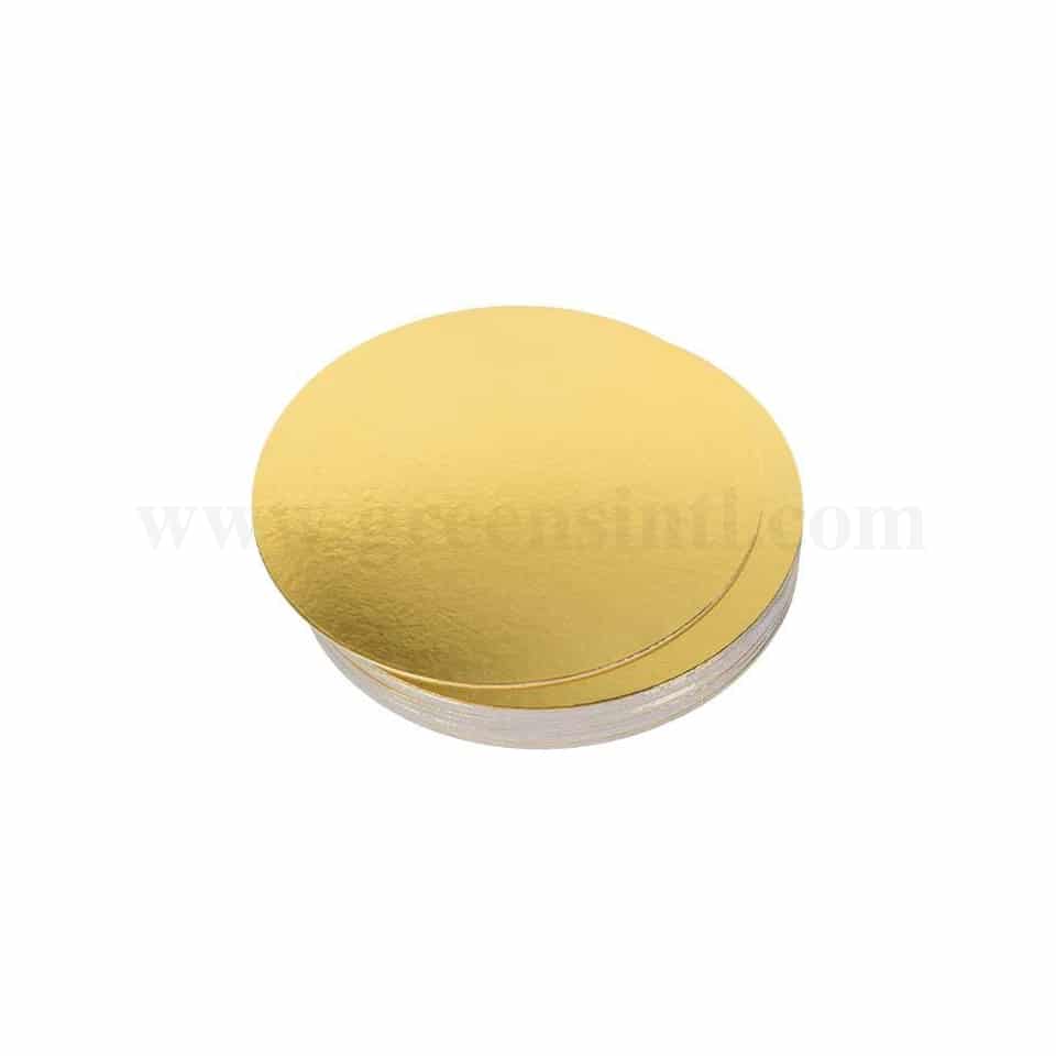 GREENS Cake Board Round Gold D 200 x H 3 mm