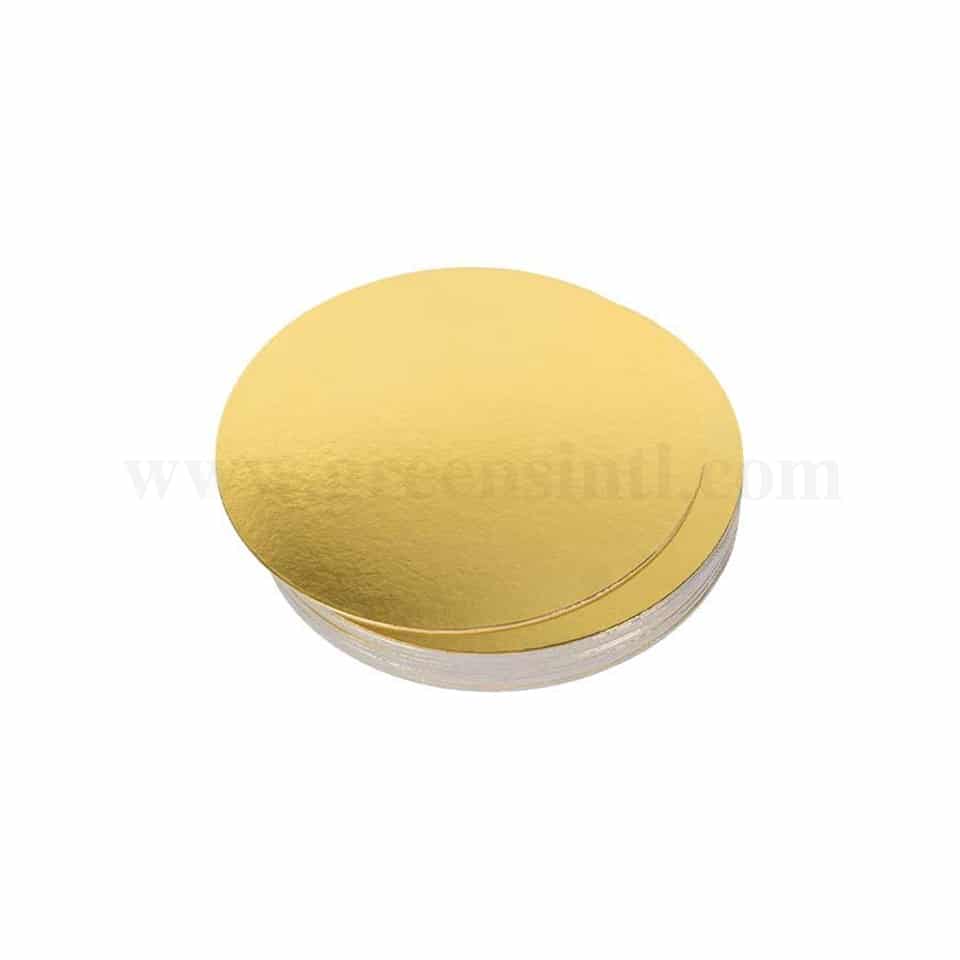 GREENS Cake Board Round Gold D 220 x H 3 mm